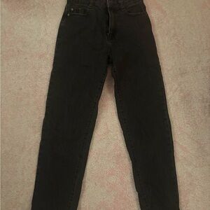 Zara Straight Leg Black Jeans